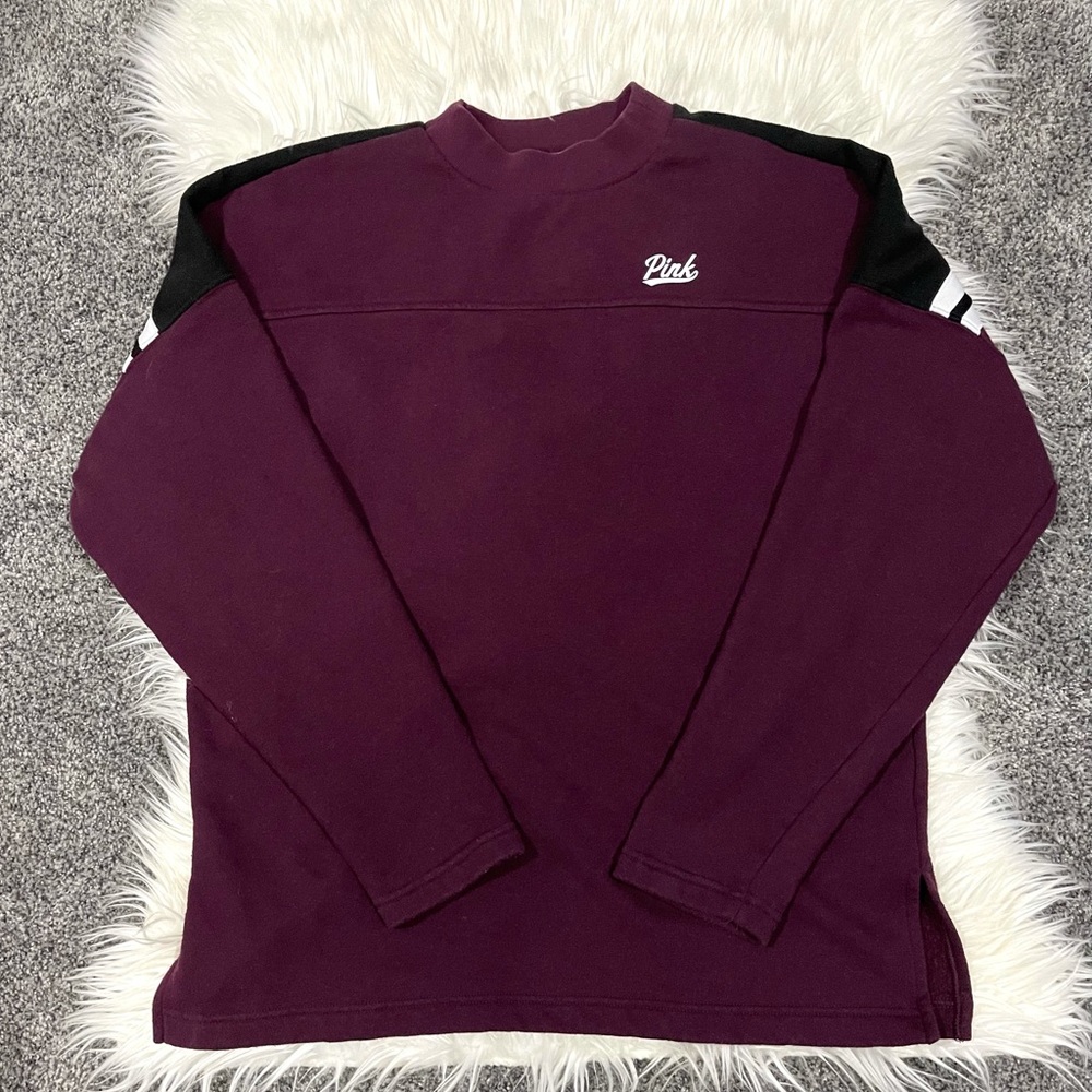 Victoria’s Secret PINK Oversized Varsity Crew Sweatshirt